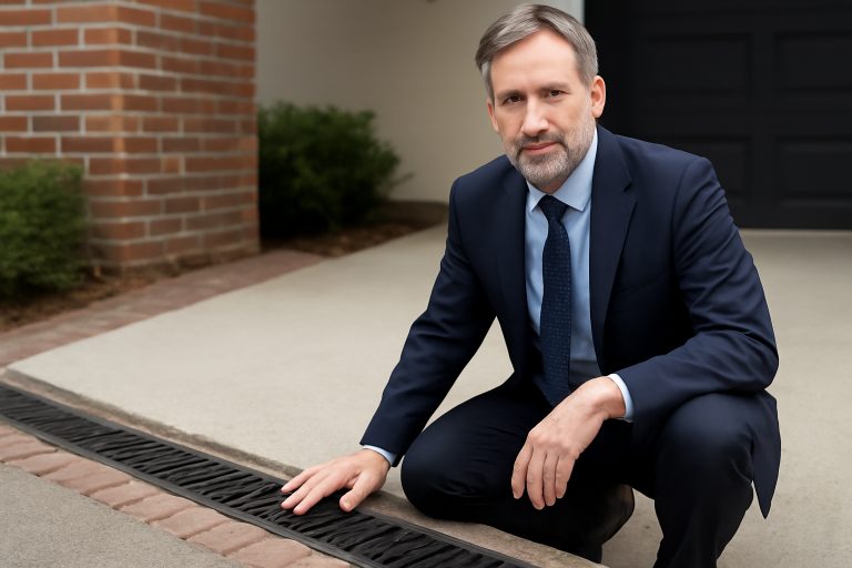 HelloNation Shares Trench Drain Options for Driveways in Ohio, Featuring Drain Expert Michael Schroer
